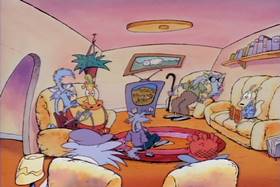 Screenshots from the 1993 Games Animation cartoon Who