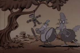 Screenshots from the 1993 Games Animation cartoon Who