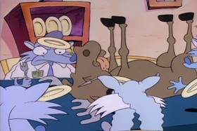 Screenshots from the 1993 Games Animation cartoon Who