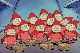 Screenshots from the 1993 Games Animation cartoon Who