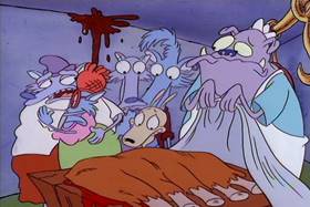 Screenshots from the 1993 Games Animation cartoon Who