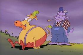Screenshots from the 1993 Games Animation cartoon Who
