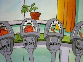 Screenshots from the 1993 Games Animation cartoon Canned