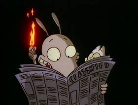 Screenshots from the 1993 Games Animation cartoon Canned