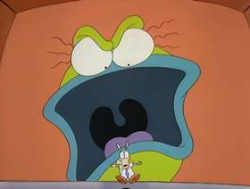 Screenshots from the 1993 Games Animation cartoon Canned