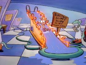 Screenshots from the 1993 Games Animation cartoon Canned