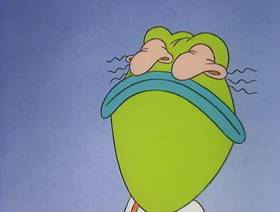 Screenshots from the 1993 Games Animation cartoon Canned