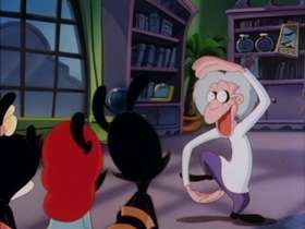 Screenshots from the 1993 Amblin Entertainment cartoon De-Zanitized