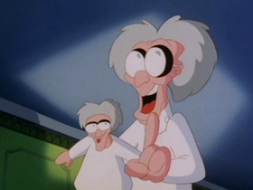 Screenshots from the 1993 Amblin Entertainment cartoon De-Zanitized