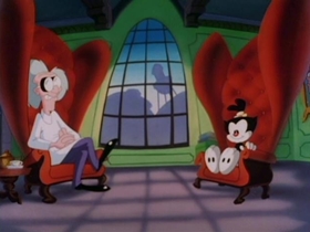 Screenshots from the 1993 Amblin Entertainment cartoon De-Zanitized