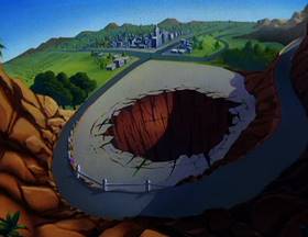 Screenshots from the 1993 Amblin Entertainment cartoon Little Old Slappy from Pasadena