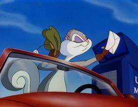 Screenshots from the 1993 Amblin Entertainment cartoon Little Old Slappy from Pasadena