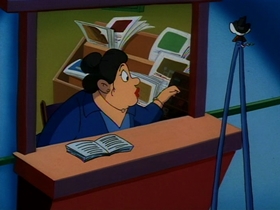 Screenshots from the 1993 Amblin Entertainment cartoon Bubba Bo Bob Brain