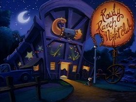 Screenshots from the 1993 Amblin Entertainment cartoon Bubba Bo Bob Brain