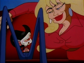 Screenshots from the 1993 Amblin Entertainment cartoon Bubba Bo Bob Brain