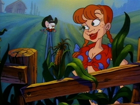 Screenshots from the 1993 Amblin Entertainment cartoon Bubba Bo Bob Brain