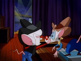 Screenshots from the 1993 Amblin Entertainment cartoon Bubba Bo Bob Brain