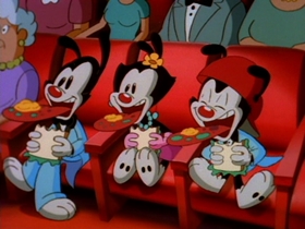 Screenshots from the 1993 Amblin Entertainment cartoon O Silly Mio