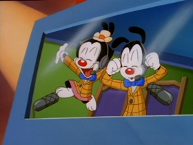 Screenshots from the 1993 Amblin Entertainment cartoon O Silly Mio