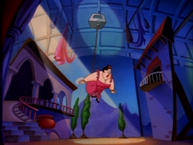 Screenshots from the 1993 Amblin Entertainment cartoon O Silly Mio