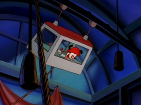 Screenshots from the 1993 Amblin Entertainment cartoon O Silly Mio