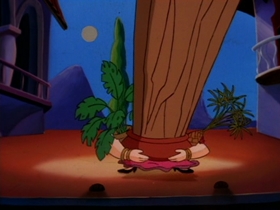 Screenshots from the 1993 Amblin Entertainment cartoon O Silly Mio