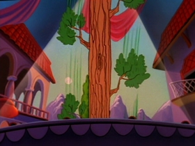 Screenshots from the 1993 Amblin Entertainment cartoon O Silly Mio