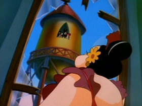 Screenshots from the 1993 Amblin Entertainment cartoon O Silly Mio