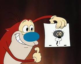 Screenshots from the 1994 Games Animation cartoon Stimpy