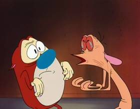 Screenshots from the 1994 Games Animation cartoon Stimpy