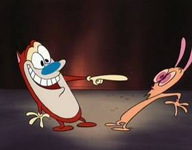 Screenshots from the 1994 Games Animation cartoon Stimpy