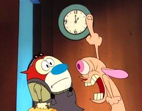 Screenshots from the 1994 Games Animation cartoon Stimpy