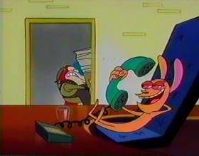Screenshots from the 1994 Games Animation cartoon Stimpy