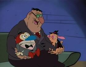 Screenshots from the 1994 Games Animation cartoon Stimpy