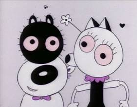 Screenshots from the 1994 Games Animation cartoon Stimpy