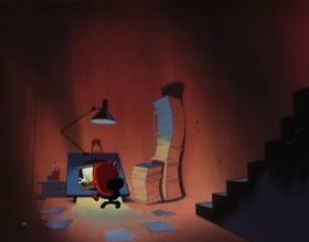 Screenshots from the 1994 Games Animation cartoon Stimpy