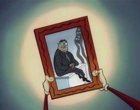 Screenshots from the 1994 Games Animation cartoon Stimpy