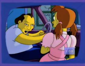 Screenshots from the 1994 Gracie Films cartoon Homer Badman