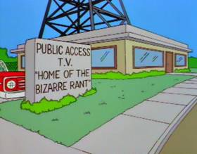 Screenshots from the 1994 Gracie Films cartoon Homer Badman