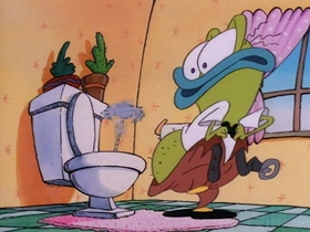 Screenshots from the 1994 Games Animation cartoon Pipe Dreams