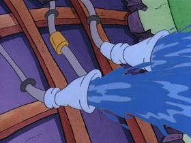 Screenshots from the 1994 Games Animation cartoon Pipe Dreams