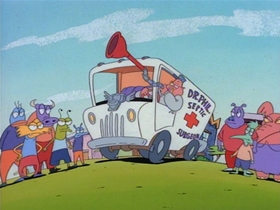 Screenshots from the 1994 Games Animation cartoon Pipe Dreams