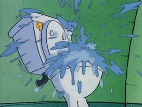 Screenshots from the 1994 Games Animation cartoon Pipe Dreams