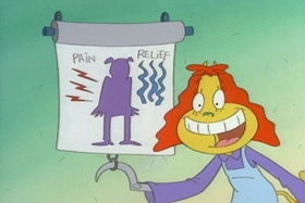 Screenshots from the 1994 Games Animation cartoon Tickled Pinky