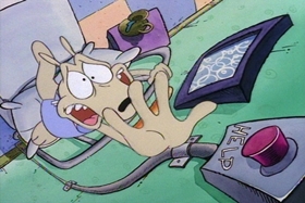 Screenshots from the 1994 Games Animation cartoon Tickled Pinky