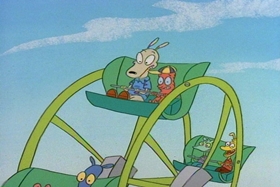 Screenshots from the 1994 Games Animation cartoon Tickled Pinky