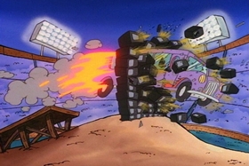 Screenshots from the 1994 Games Animation cartoon Tickled Pinky