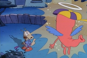 Screenshots from the 1994 Games Animation cartoon Tickled Pinky