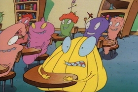 Screenshots from the 1994 Games Animation cartoon Tickled Pinky