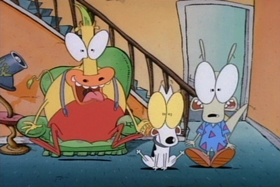 Screenshots from the 1994 Games Animation cartoon Down the Hatch